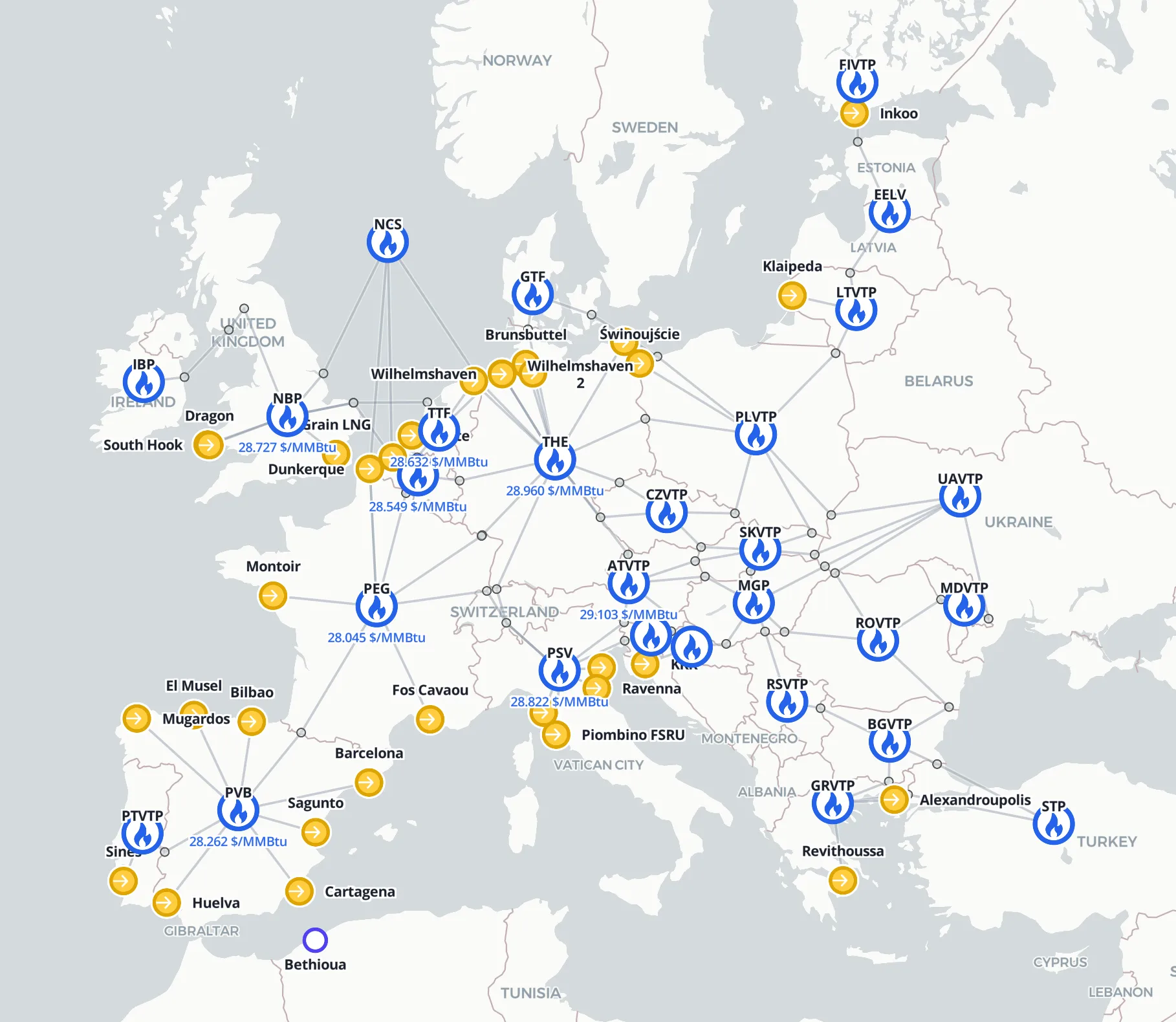 European LNG Terminals